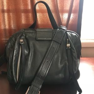 Marc Jacobs distressed moto handbag